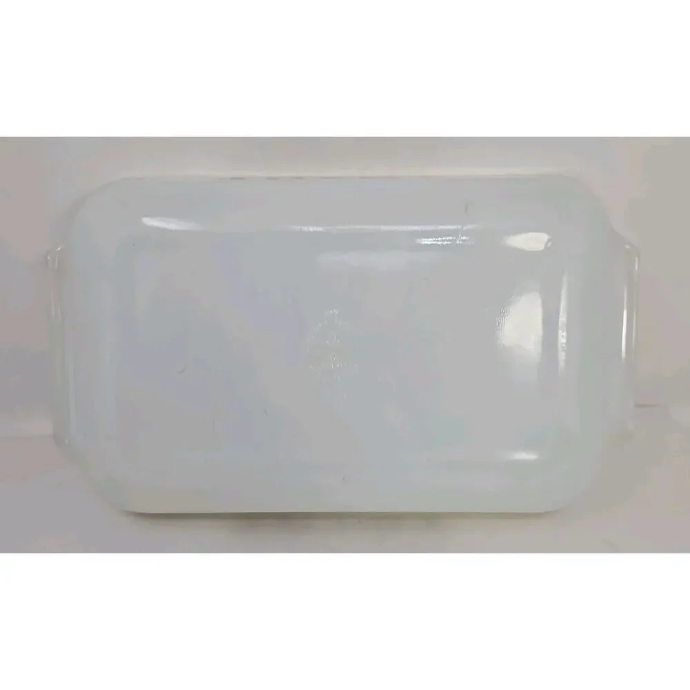 Vintage Fire King Meadow Green Bakeware 1 Qt‎ Rectangle Vintage #431 U144
